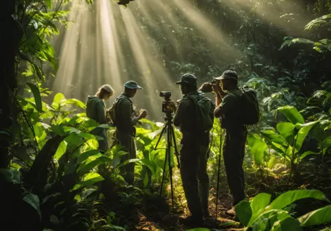 Elephants in the wild